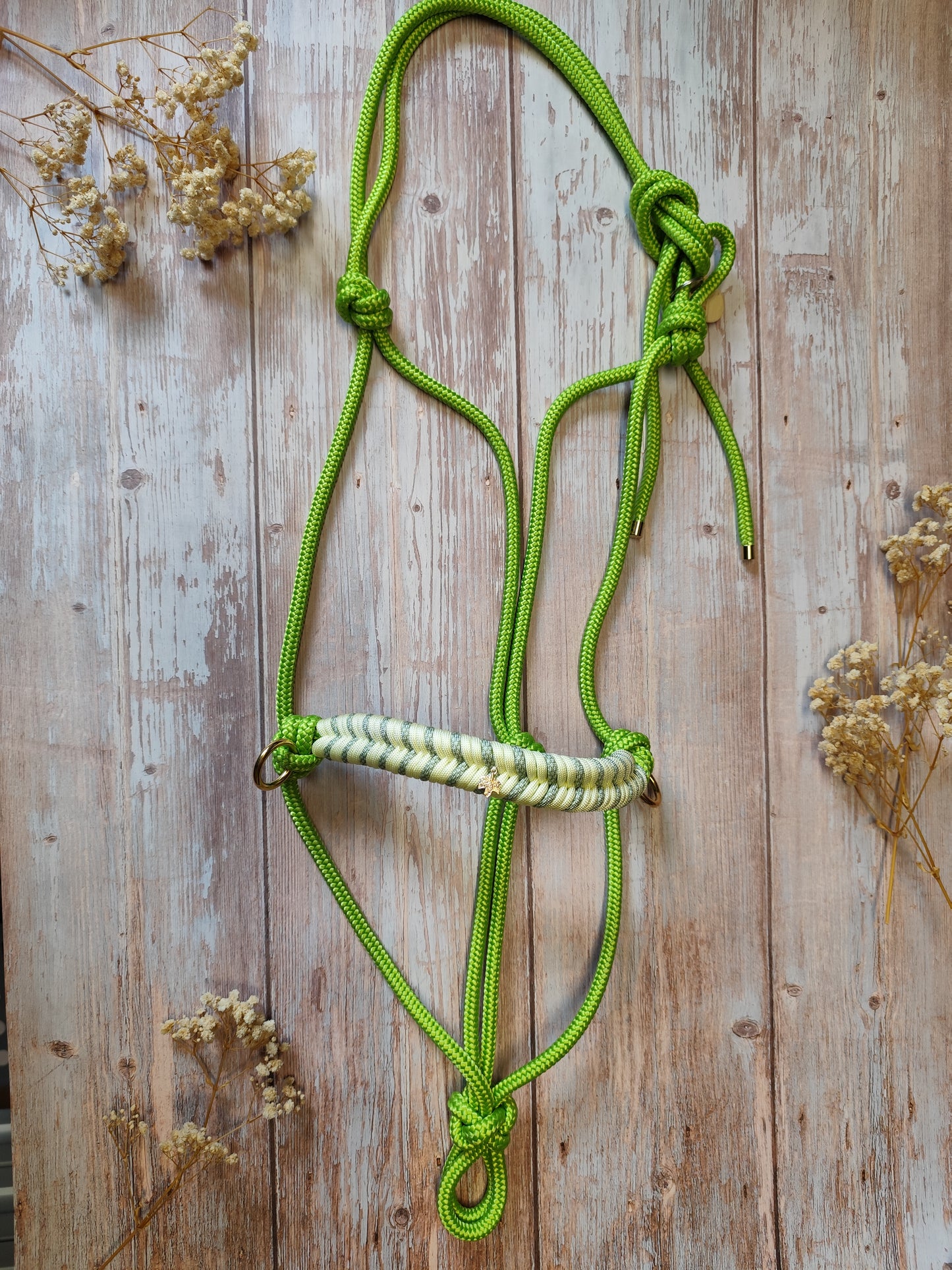 Knotenhalfter "Green Leaf"