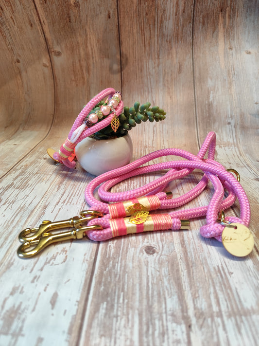 Halsbandset "golden pink"
